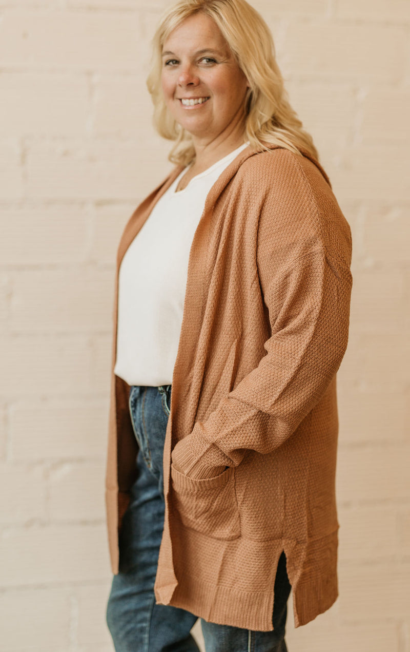 SALLY CARDIGAN WITH HOODIE 2 COLOR OPTIONS