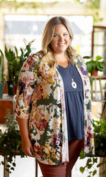 HEIDI FLORAL KIMONO AVAILABLE IN CURVY AND REGULAR