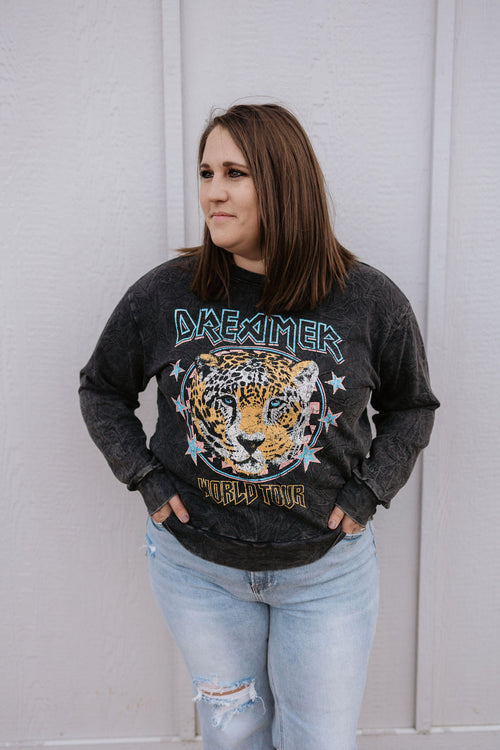DREAMER CREW NECK LONG SLEEVE TOP BY IVY & CO