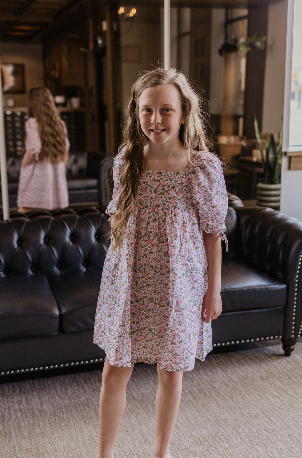 SERENA GIRLS FLORAL DRESS