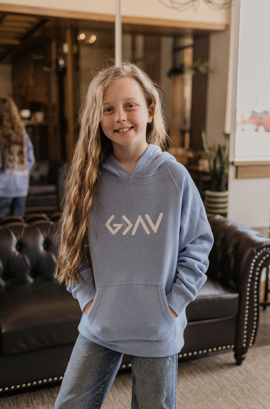 GODS GREATER THAN THE HIGHS AND LOWS YOUTH SWEATSHIRT