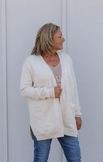 MAYSON KNIT OPEN FRONT HEATHERED CARDIGAN 3 COLOR OPTIONS