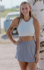 LOTTIE CROPPED RACER CROP TANK TOP 2 COLOR OPTIONS BY IVY & CO