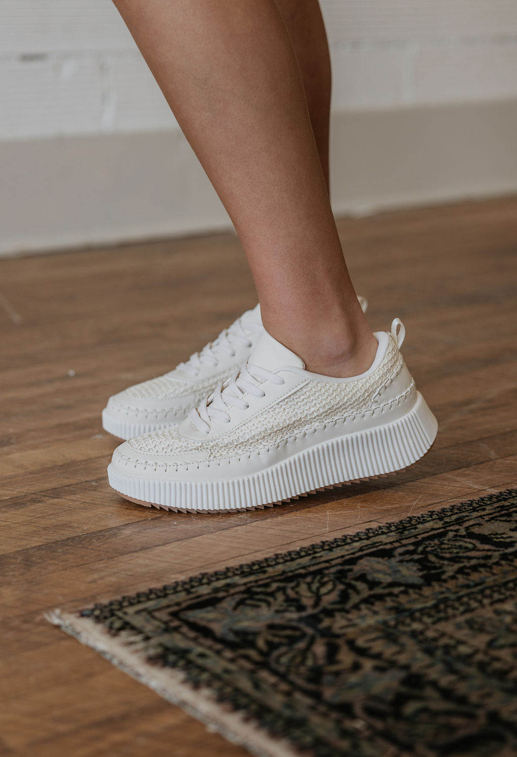 NIKKI WOVEN PLATFORM SNEAKER 2 COLOR OPTIONS