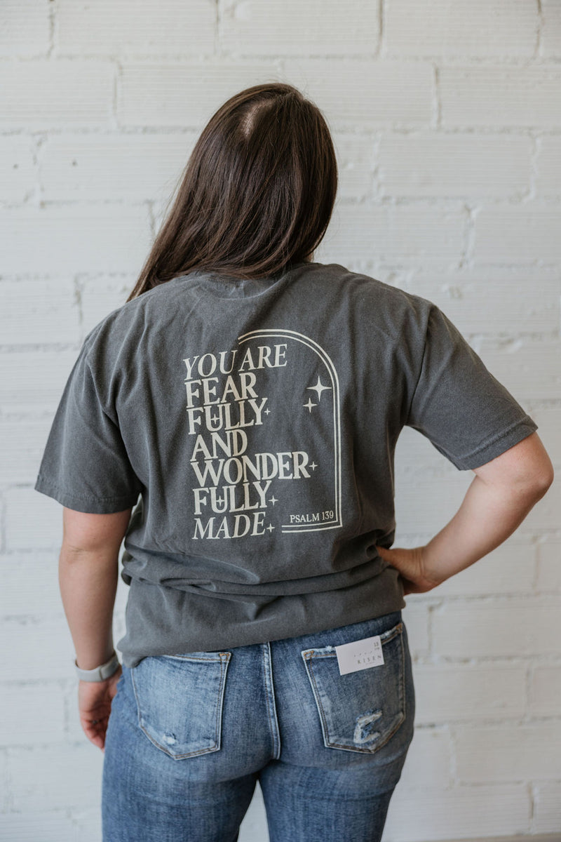 YOU ARE FEARFULLY & WONDERFULLY MADE GRAPHIC TEE