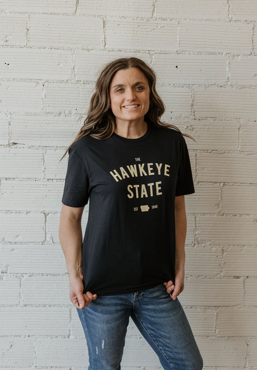 THE HAWKEYE STATE GRAPHIC TEE