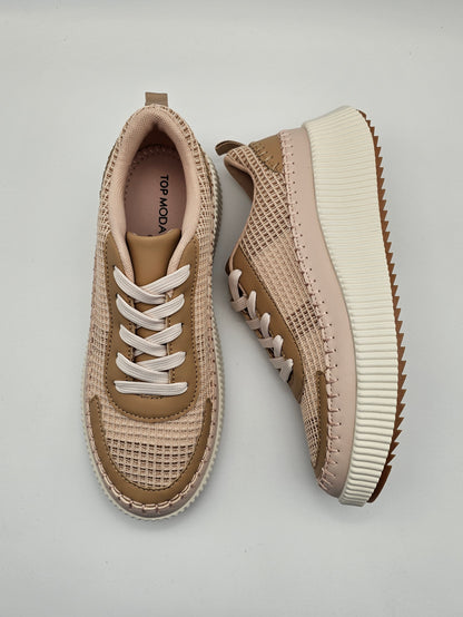 NIKKI WOVEN PLATFORM SNEAKER 2 COLOR OPTIONS