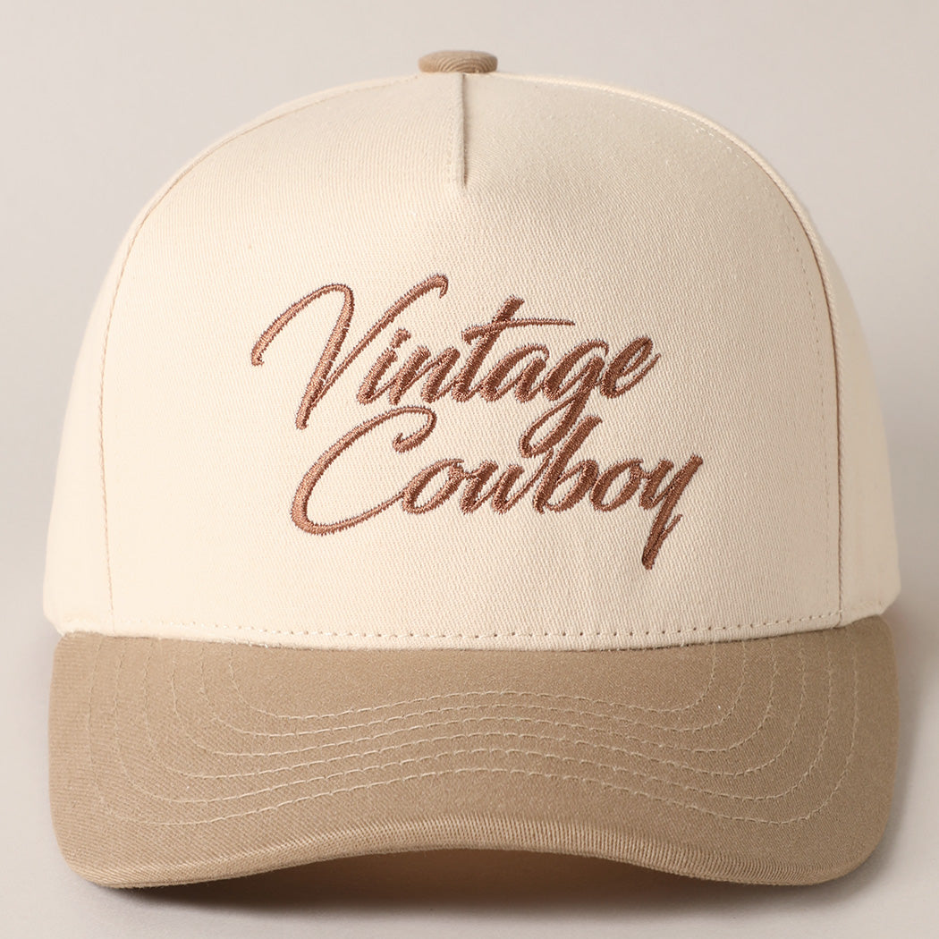 VINTAGE COWBOY CAP