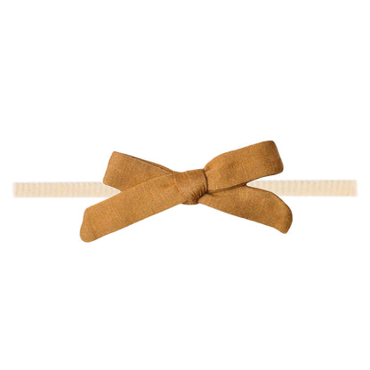 COPPER PEARL RIBBON NYLON BOW