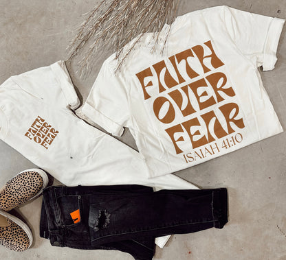 FAITH OVER FEAR GRAPHIC TEE