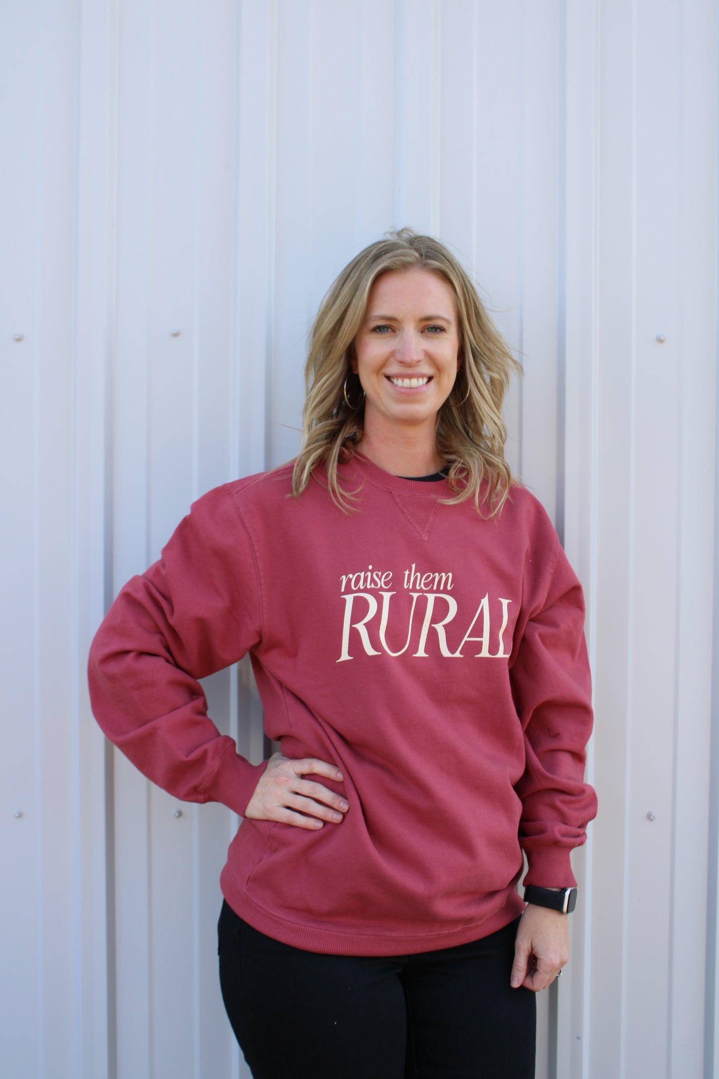 RAISE THEM RURAL CREWNECK SWEATSHIRT