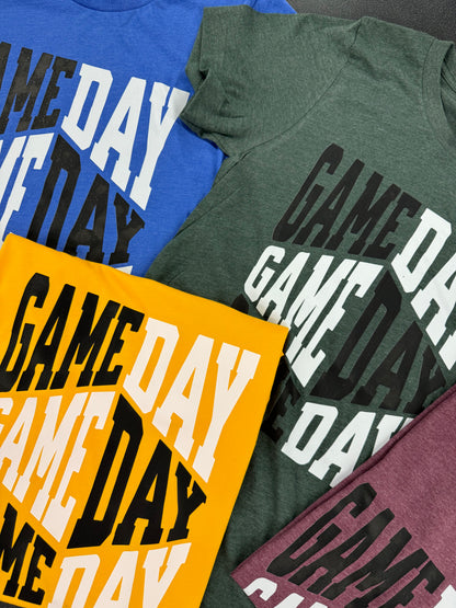 GAME DAY GRAPHIC TEE - 4 COLOR OPTIONS