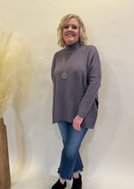 ANDREA MOCK NECK SWEATER 2 COLOR OPTIONS