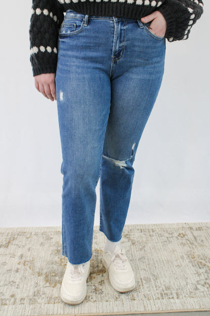 KIMBRA HIGH RISE STRAIGHT JEAN