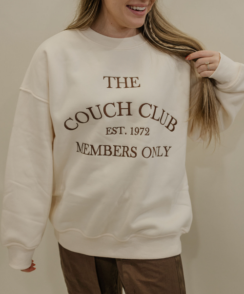 THE COUCH CLUB CREWNECK SWEATSHIRT BY IVY & CO