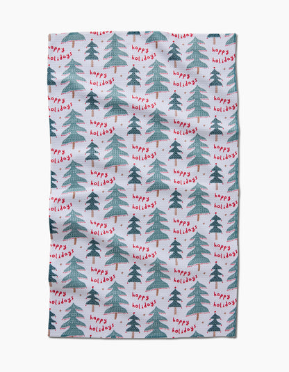 CHRISTMAS GEOMETRY TEA TOWEL