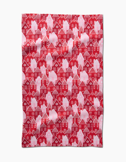 CHRISTMAS GEOMETRY TEA TOWEL