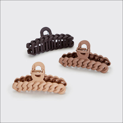 CHAIN CLAW CLIP (3 PC SET)