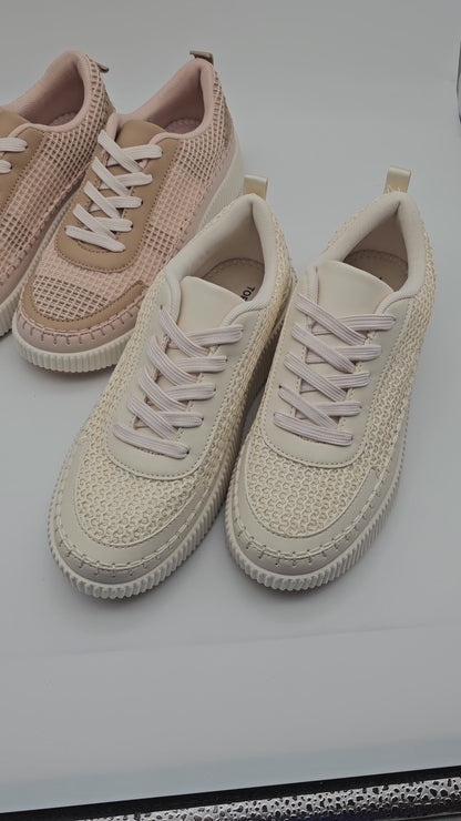 NIKKI WOVEN PLATFORM SNEAKER 2 COLOR OPTIONS