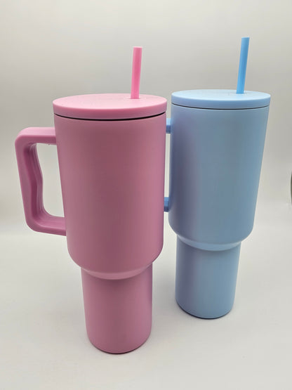 4O OUNCE TUMBLER WITH STRAW