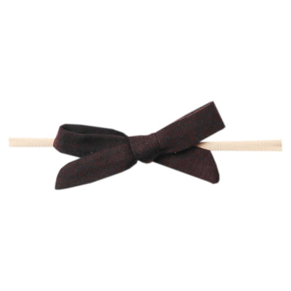 COPPER PEARL RIBBON NYLON BOW