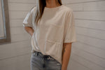 KOREE OVERSIZED RAW EDGE TOP BY IVY & CO
