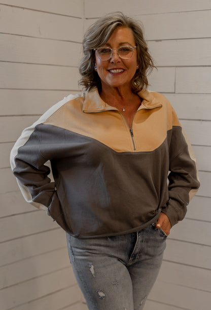 DAKOTA QUARTER ZIP PULLOVER