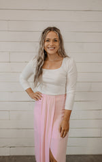 RAYLEE LINEN SKIRT 3 COLOR OPTIONS BY IVY & CO