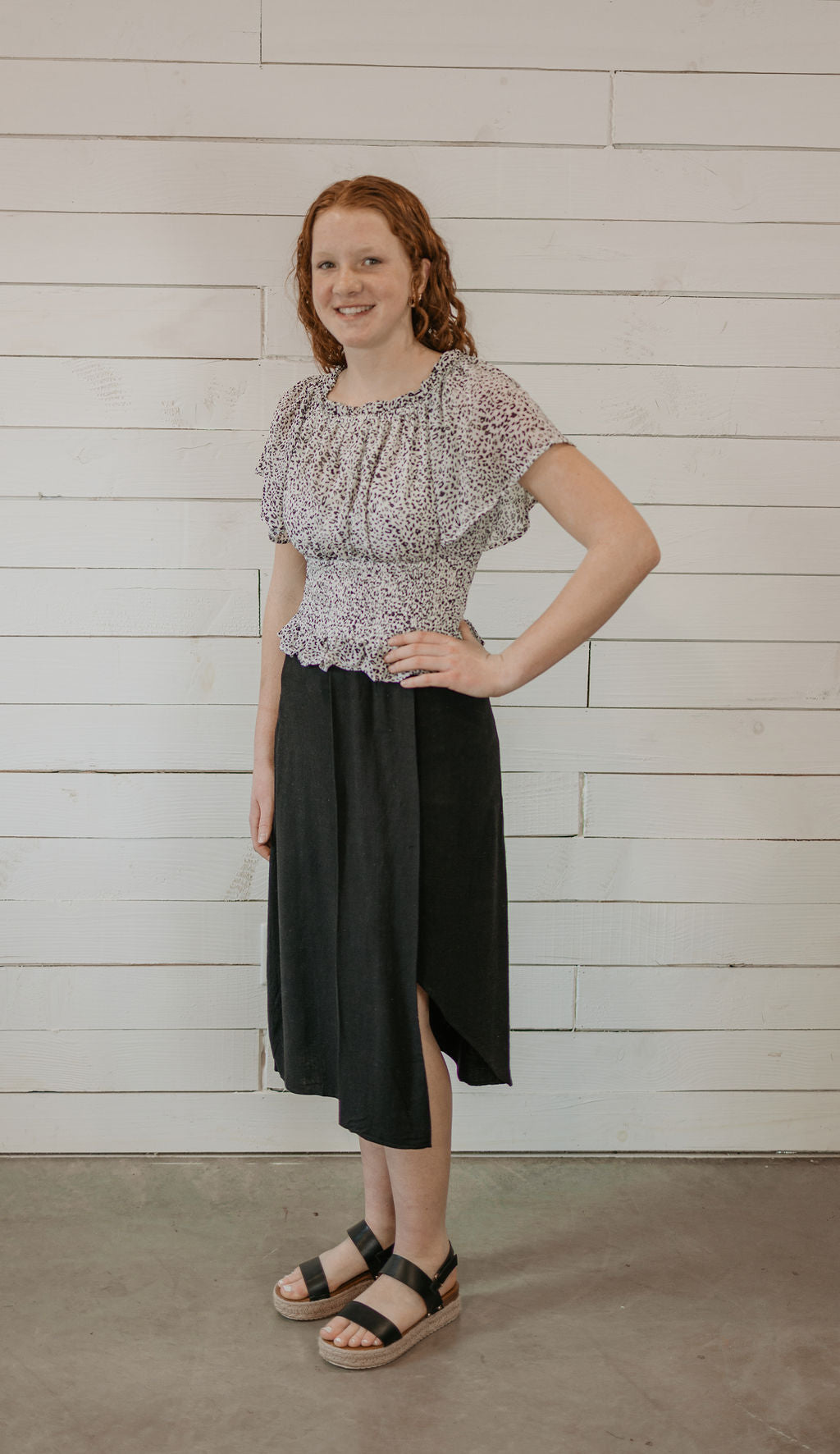 RAYLEE LINEN SKIRT 3 COLOR OPTIONS BY IVY & CO