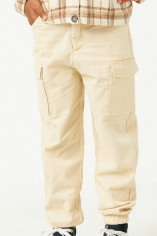 GIRLS CORDUROY CARGO JOGGERS