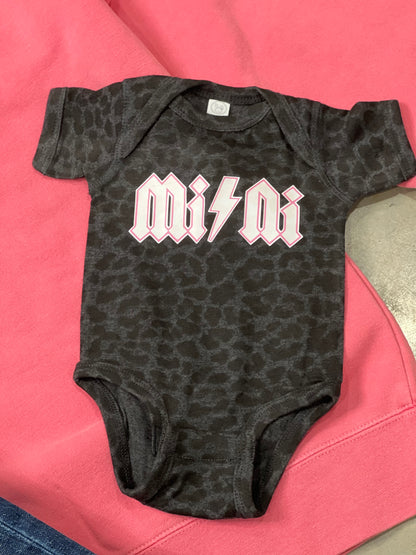 MINI CHEETAH PRINT ONESIE