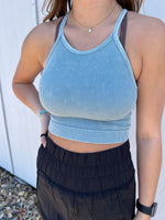 KASEY WASHED RIBBED CAMI TOP 3 COLOR OPTIONS