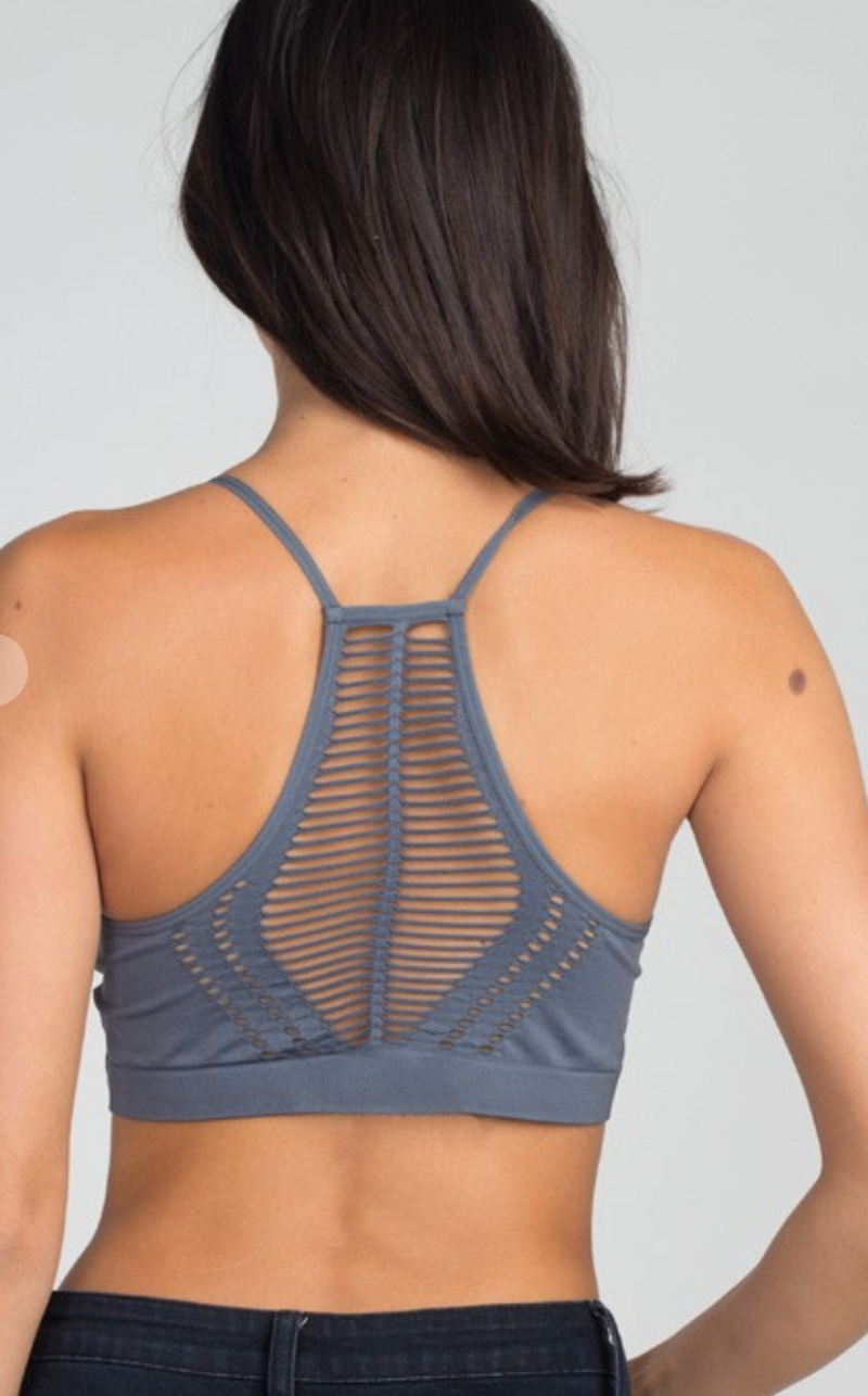 SEAMLESS BRALETTE WITH RACERBACK DETAIL BY IVY & CO