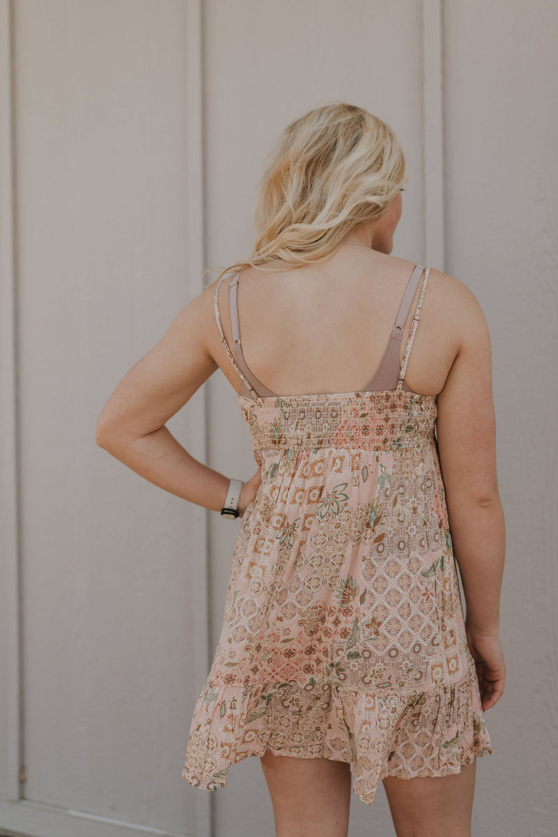 LUCY PRINTED MINI DRESS BY IVY & CO