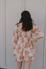 LILY SQUARE NECK FLORAL ROMPER BY IVY & CO