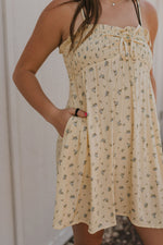 MOLLI RUCHED FLORAL SUN DRESS BY IVY & CO