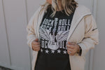 CURVY ROCK AND ROLL GRAPHIC TEE 2 COLOR OPTIONS