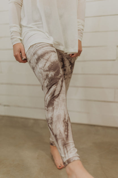 Vortex Tie-Dye Cotton Highwaist Leggings