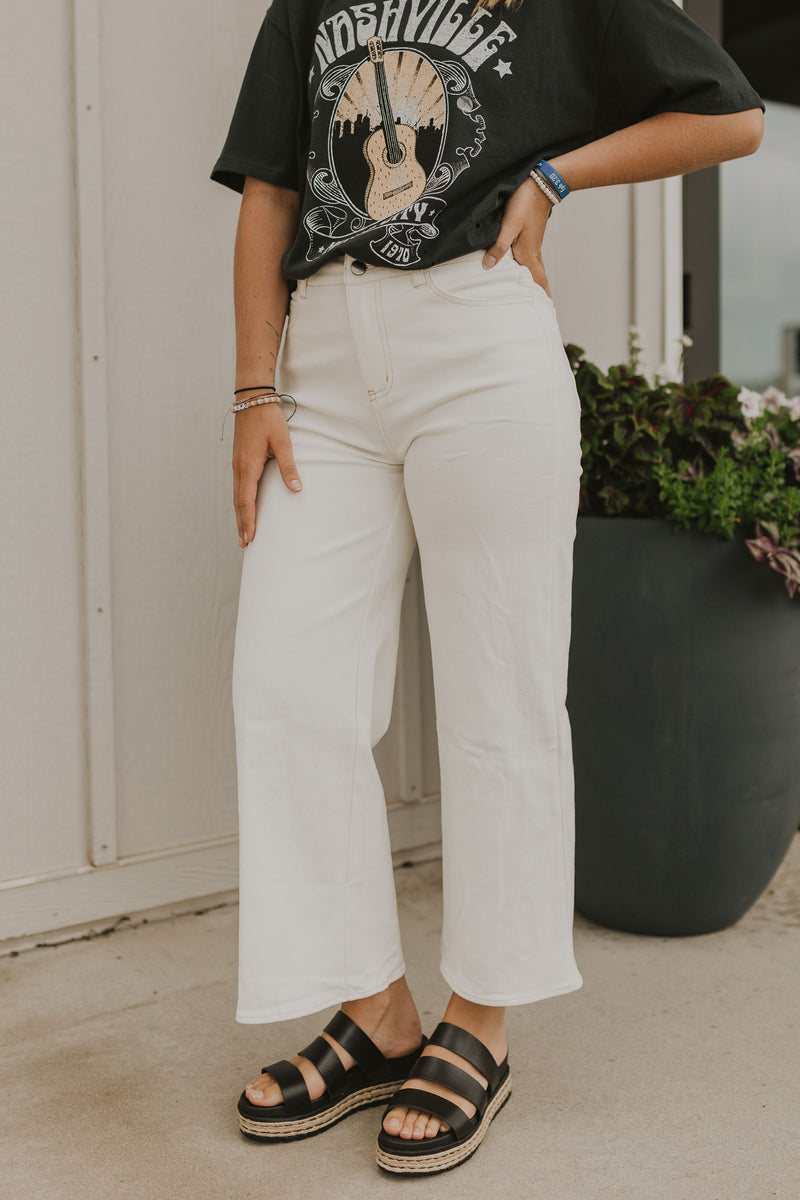 KAYLIE CREAM JEANS BY IVY & CO
